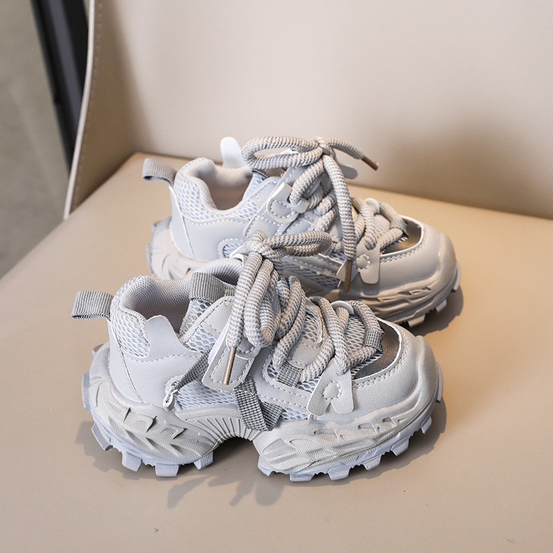 Sneakers bambina scarpe da ginnastica alla moda lacci morbide_voghion.com