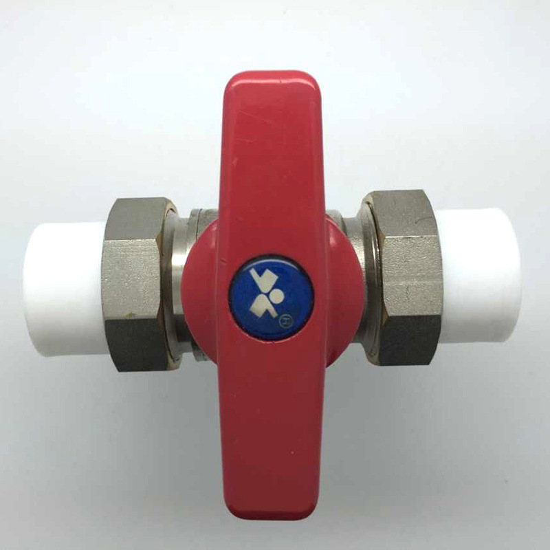 阀门 新款黄铜三通采暖阀 ppr三通暖气球阀