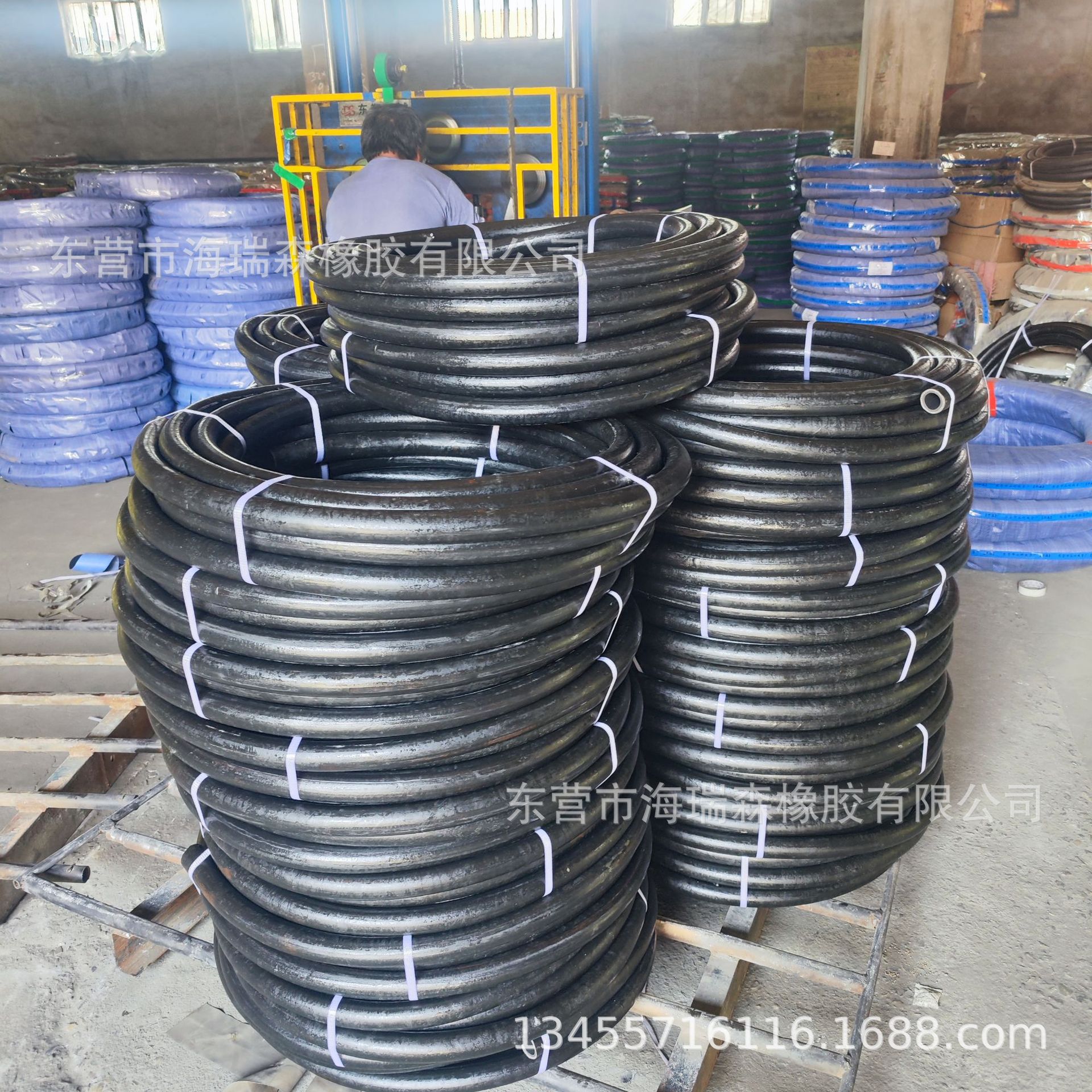 直销耐热蒸汽胶管 耐高压编织橡胶管 空压机专用高压蒸汽橡胶软管