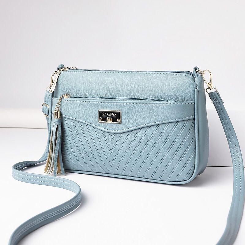 Guangzhou Shiling small and medium-sized women's crossbody bag, tassel shoulder bag, large-capacity casual women's bag, 2026 new model