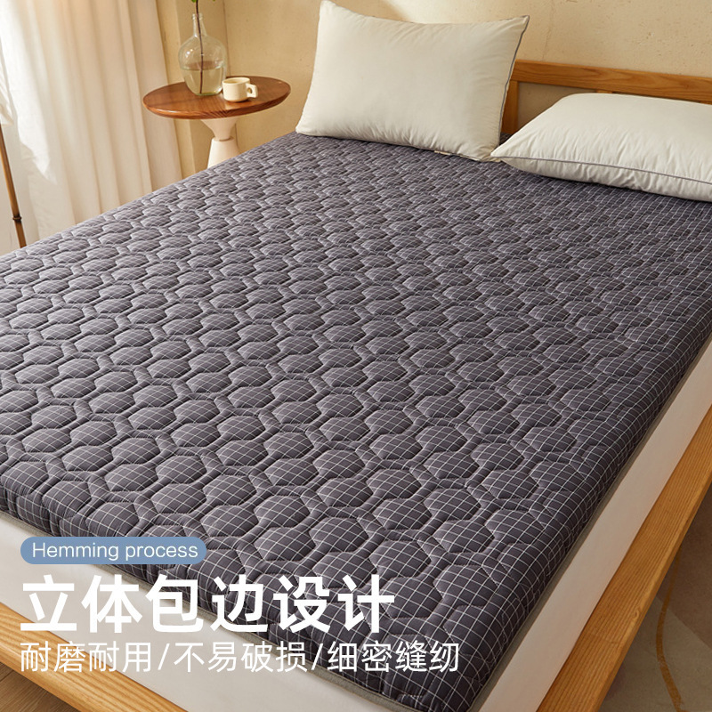 Colchón de colchones de seda helada de verano, cojín, dormitorio de estudiantes en casa, cama de tatami de invierno y verano individual, estilo delgado