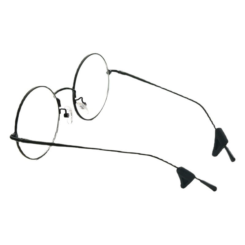 Triangle glasses non-slip cover silicone ear hook ear hook glasses leg foot cover anti-drop artifact non-slip earmuffs