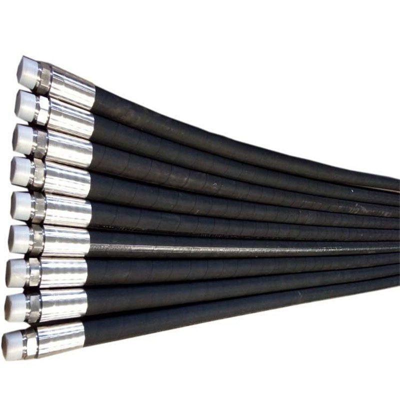 油管高压钢丝编织液压油管工程机械大小口径液压橡胶软管总成