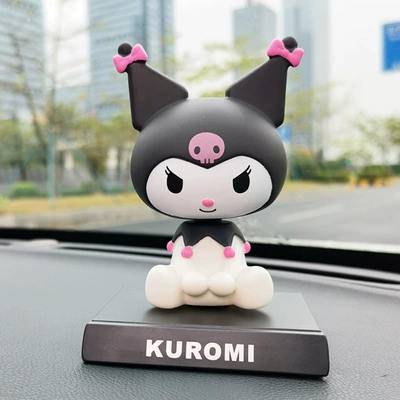 Accessories, Decorative Toys, Anime – Car ornaments - -shaking-head-black-kulomi