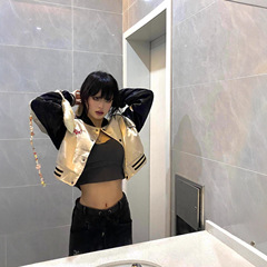 早秋穿搭短款女士短外套女新款小个子秋季美式棒球服夹克春秋