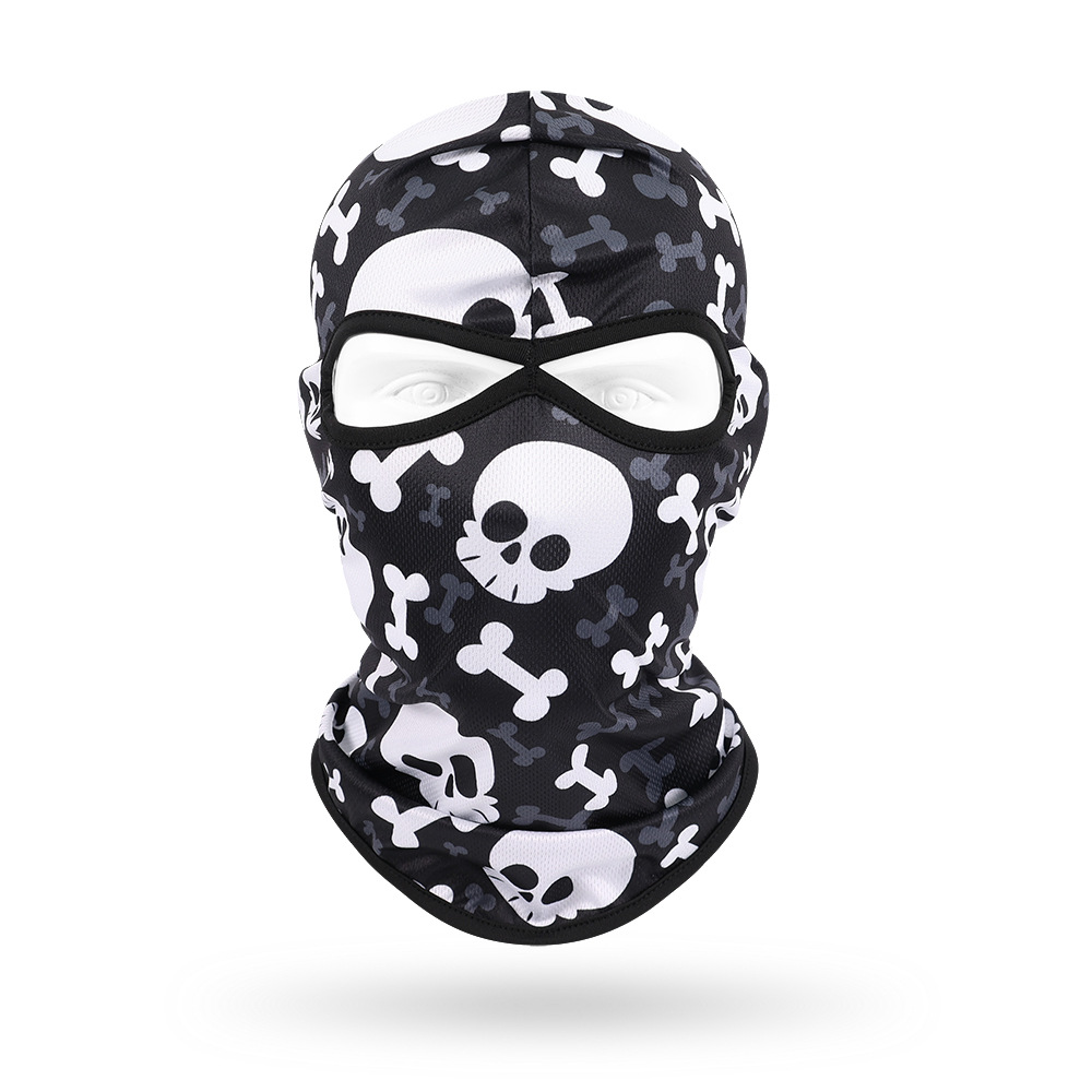 Motocicleta bicicleta equipo sudor absorbente transpirable cráneo cubierta deportes al aire libre collar ciclismo pesca máscara de protección solar