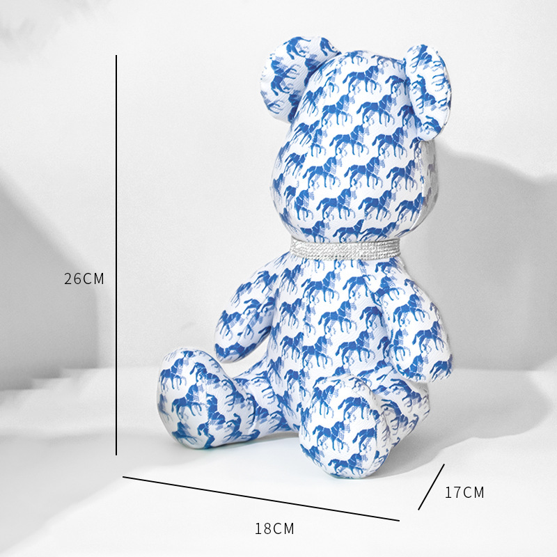 Lapolaffe de alto nivel de adornos de cuero para cachorros colgantes impresos C1008#