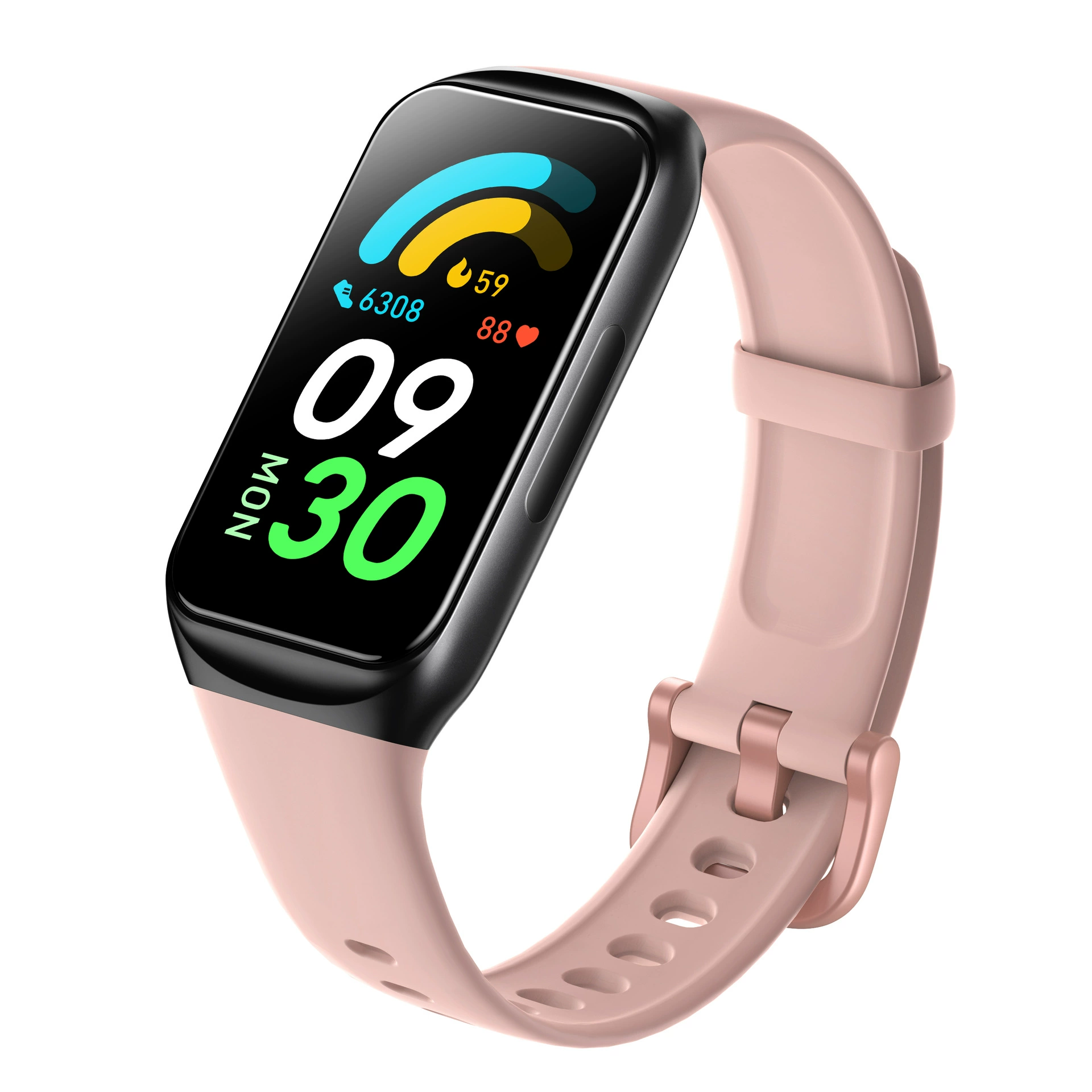 Браслет, импортный, простой и элегантный дизайн, отслеживает пульс, контролирует уровень кислорода, измеряет артериальное давление, Bluetooth