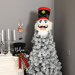 国境を越えた新しいクリスマス装飾品クリスマスツリーのトップ胡桃兵礼帽配置服装用品アマゾンの人気モデル