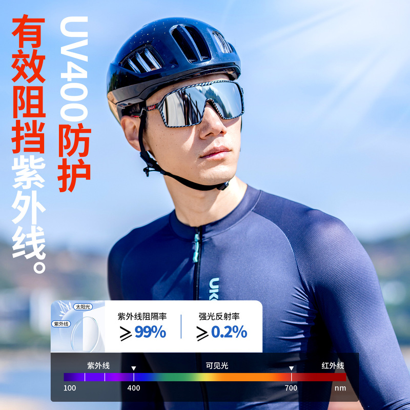 European and American Outdoor Colorful Photochromic Cycling Glasses, Day and Night Dual-Use Sunglasses, Protective Sports Glasses, Source Manufacturer European and American Outdoor Colorful Photochromic Cycling Glasses, Day and Night Dual-Use Sunglasses, Protective Sports Glasses, Source Manufacturer