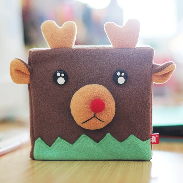 Little Reindeer fixed-page small square book