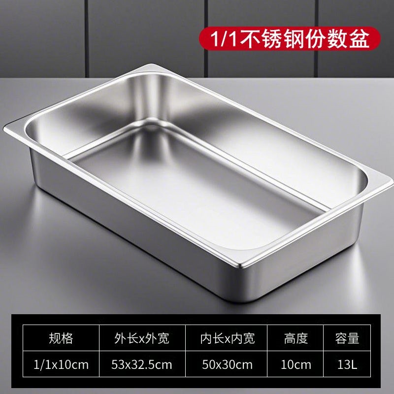 Contenedor Gastronómico con Tapa, Acero Inoxidable 201, Rectangular, para Carros de Comida Rápida