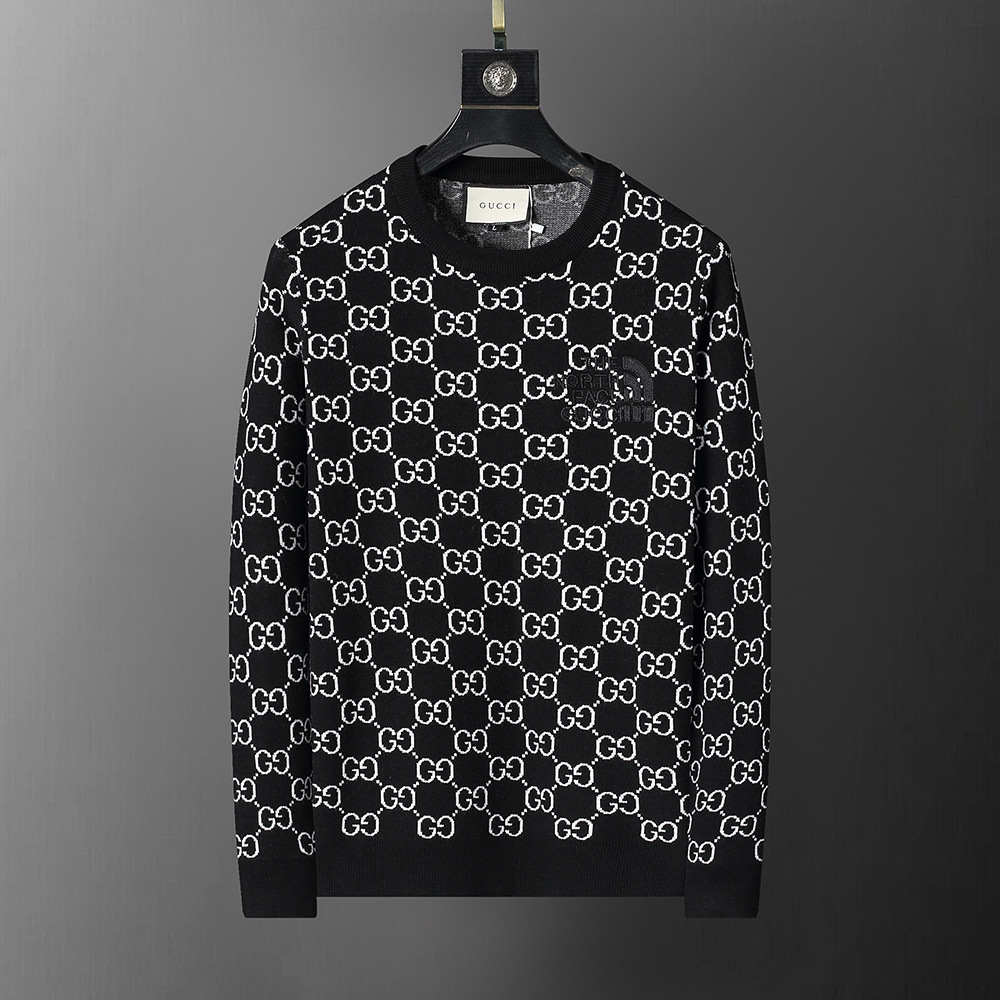 High-quality cross-border 2025 chaqueta de punto chaqueta suéter de manga larga temperamento masculino un cabello