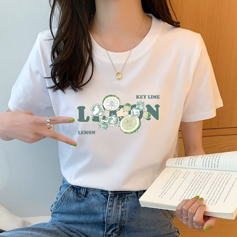 2025 Summer New Cotton Short-sleeved Loose Casual Women's T-shirt Women's Unique Chic Top with Half Sleeves Trendy