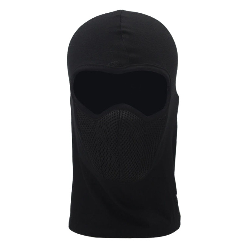 Autumn and Winter Pure Cotton Face Mask Warm Face Scarf Cycling Hood for Men and Women Motorcycle Helmet Inner Cap Windproof and Breathable for Men and Women