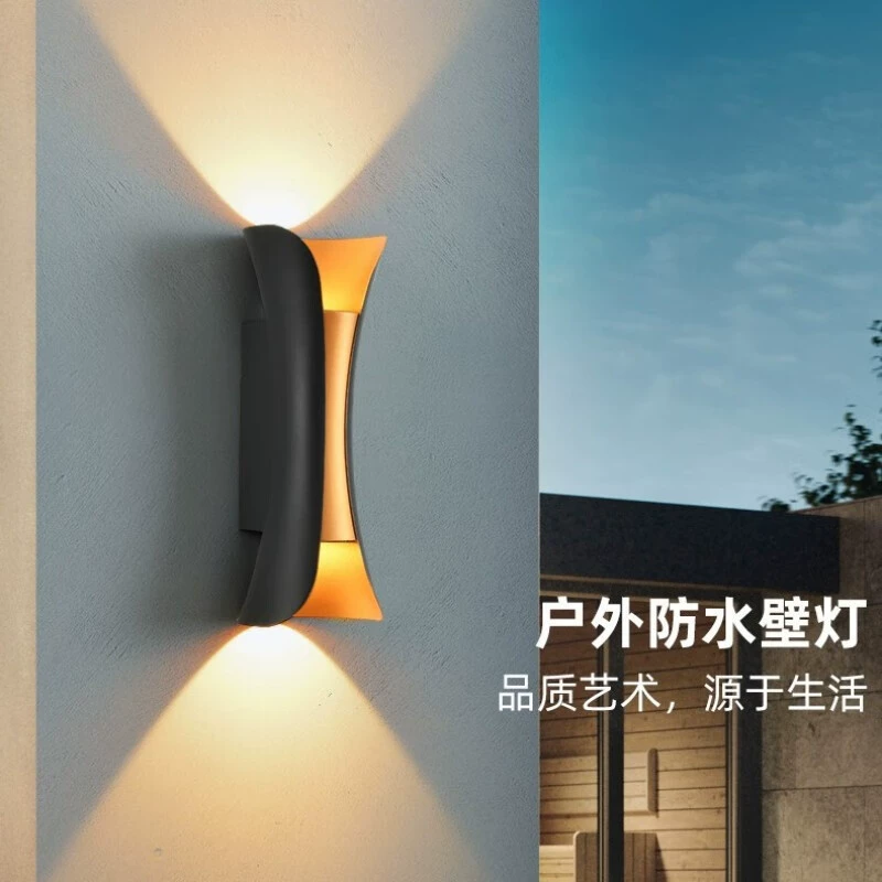 Взрывная наружная водонепроницаемая верхняя и нижняя настенные светильники креативные настенные светильники простые современные светильники для гостиной в спальне
