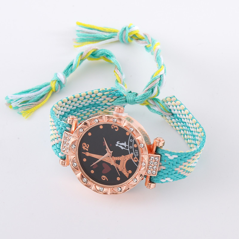 45g Weight Ordinary Glass Mirror Material Imitation Leather Strap Material Watch Classification Pointer+Number Display Type Concealed Buckle Buckle Style Round Dial Shape Casual, Daily Occasion Quartz Movement Eiffel Tower, Butterfly Pattern All Seasons Season Women's Gender Modern Style Style Modern Style Eiffel Tower Butterfly Concealed Buckle Quartz Watch Women's Watches 33