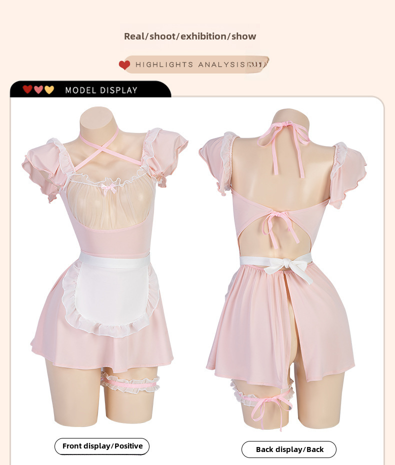 Mann Sexy Unterwäsche Sexy Spitze Pilz Spitze Perspektive Sling Bunny Uniform Set 8780_voghion.com