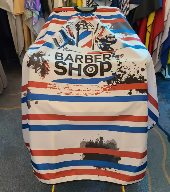 Fabricante spot salón peluquería corte de pelo tela antiadherente estilo europeo y americano simple tinta herramientas de corte de pelo tendencia