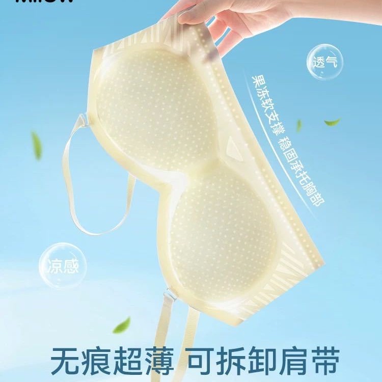 Ventas directas de fábrica comercio electrónico transfronterizo Sudeste de Asia Vietnam Tailandia damas burbujas encaje pecho pequeño recogido sujetador Tovin