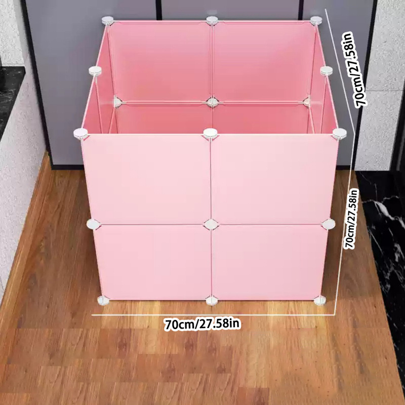 Pet Fence Dog Barrier Anti-Cat Gate Railing Net No-Drill Isolation Door Gate Section Balcony Guardrail Indoor