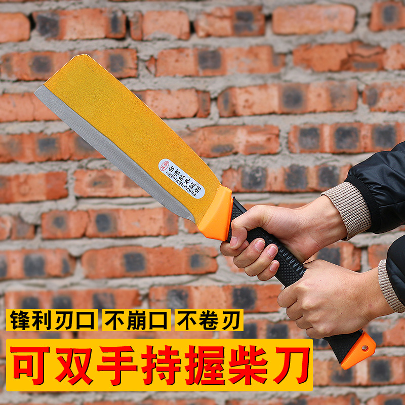 Cuchillo de leña de acero al manganeso Cuchillo especial para cortar bambú Cuchillo especial para cortar árboles