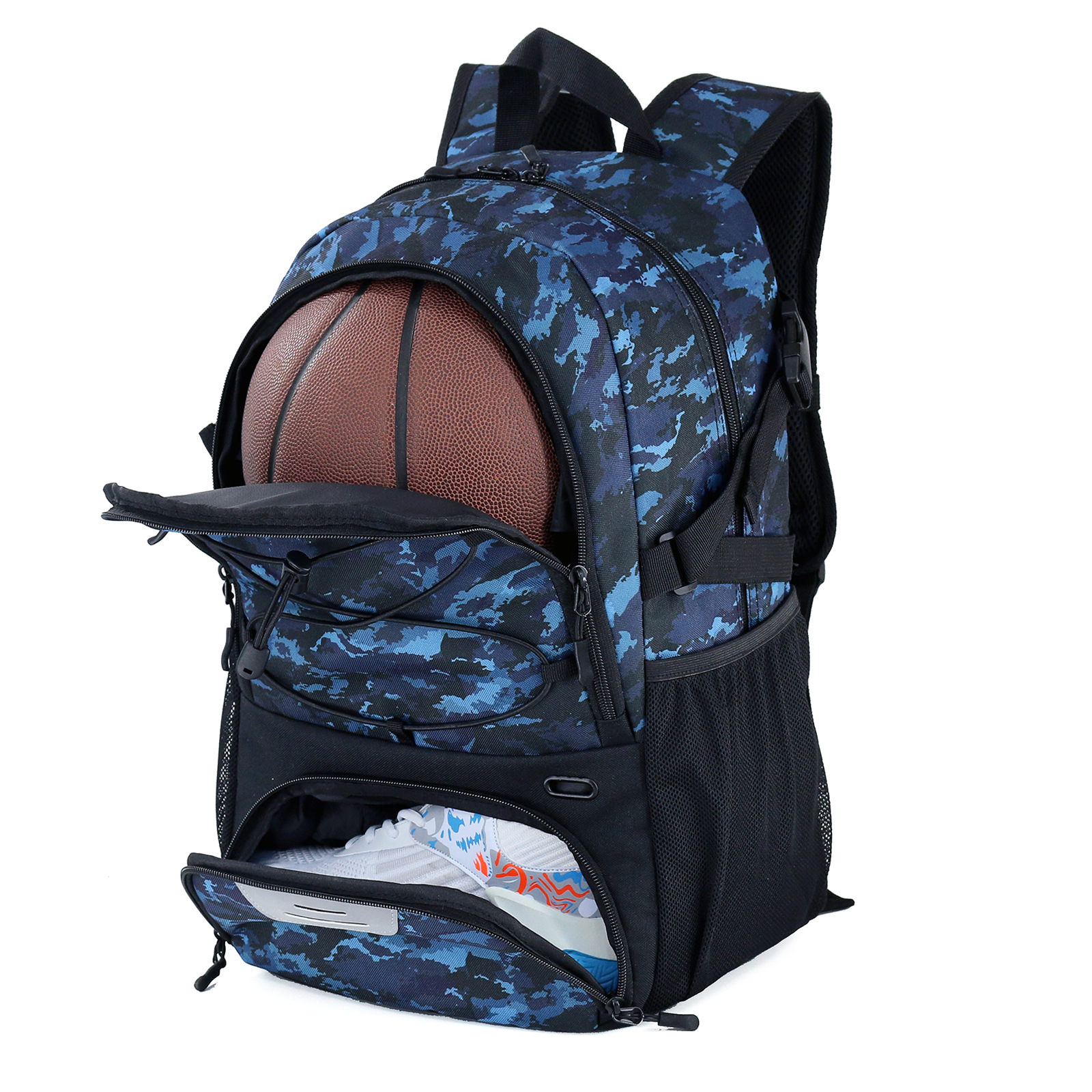 Bolsa de baloncesto transfronteriza Wolt, mochila de fútbol, mochila deportiva para hombres, mujeres y niños, bolsa de entrenamiento que puede contener una pelota de baloncesto de tamaño 7.