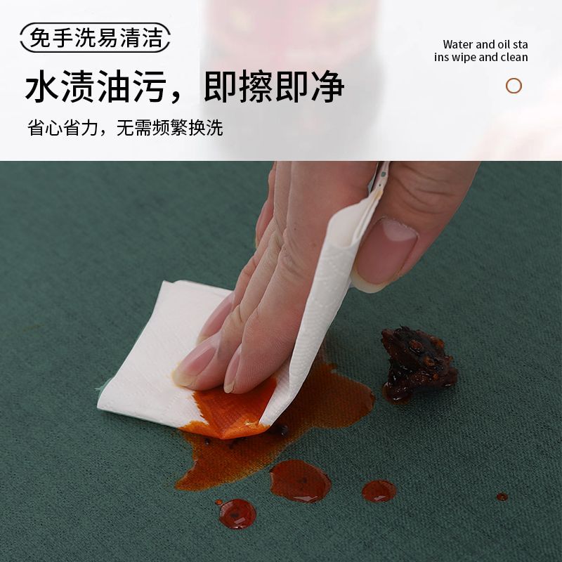 Amazon gran toal de mesa redonda impermeable a prueba de aceite color sólido toal de mesa de comedor doméstico TPU cubierto redondo toal de mesa de comedor mayorista