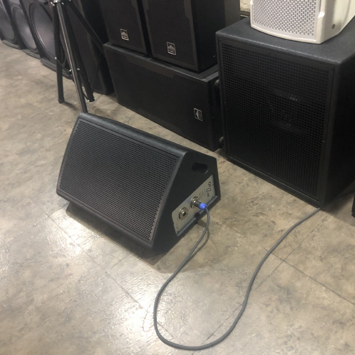 Escucha coaxial de 12 pulgadas etapa de alta potencia rendimiento al aire libre Monitor de grabación de boda Altavoz profesional