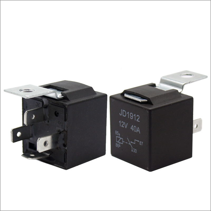 ONEGOL  汽车继电器 40A12V/24VJD1914/JD1912 4脚/5脚塑料安装孔