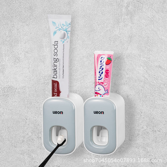 Lazy Toothpaste Squeezer Punch-free Removable Automatic Toothpaste Squeezer Wall-mounted Toothpaste Squeezer
