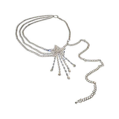 Diamond Star Fringe Women's Retro Fashion Multi-Layer Body Chain Geometric Lightweight Luxury High-End Waist Decor Wholesaling