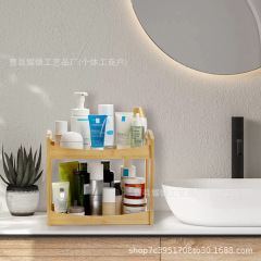 木製のデスクトップの棚の浴室の洗面用品の収納棚のスナックの乾燥した果物の収納棚の化粧品の整理棚