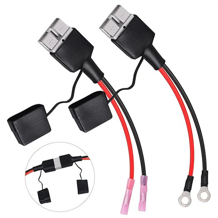 拖钓马达快速连接插头线 – 8 号航海级电线 – 12V/24V 电池断开