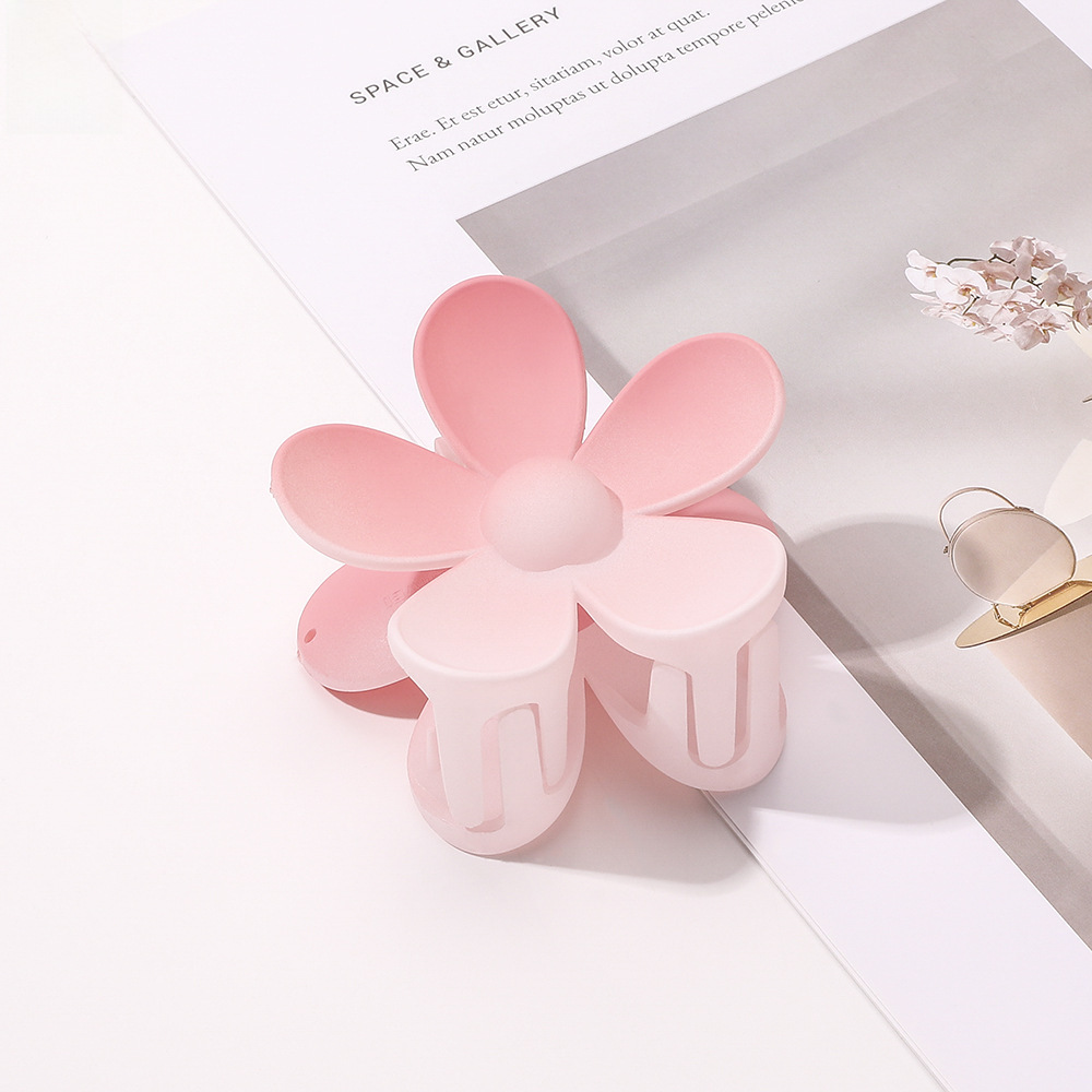 Qiyue határokon átnyúló színátmenetes hajtű matt fogócsat édes női cápacsat hajcsat hajkiegészítők nagykereskedelemben_voghion.com