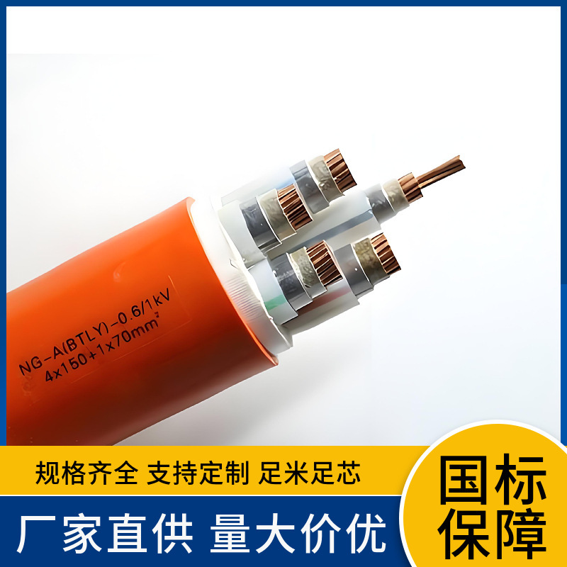 NG-A-BTLY 2/3/4/5/芯10 16 25隔离型柔性无机矿物绝缘耐防火电缆