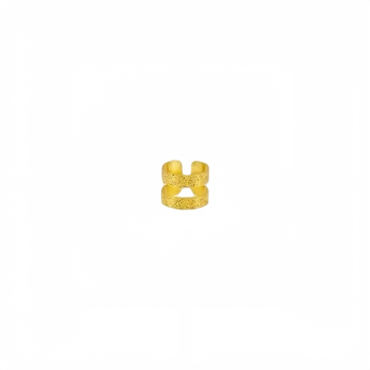 Orejas esmeriladas oro 10*8 mm40 #