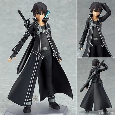 刀剑神域 figma174 桐人/178亚丝娜/248桐子桐谷和人 超可动手办|undefined