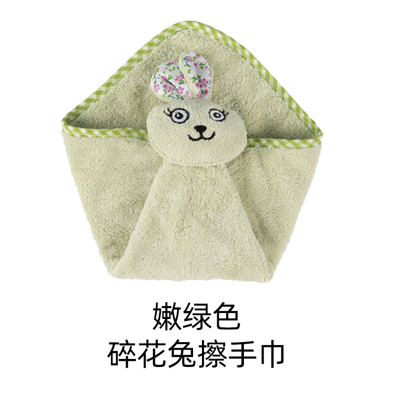 Toalla de mano al por mayor de fábrica colgando fuerte absorbente hogar lindo coral polar Corea del Sur Toalla de mano para mujeres