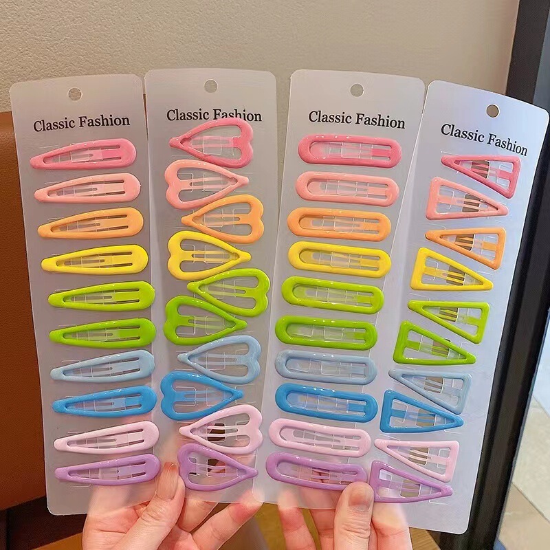 Spring and Summer Bb Clip New Macaron Sweet and Cute Hairpin Hairpin Ins Korean Female Colorful Top Clip