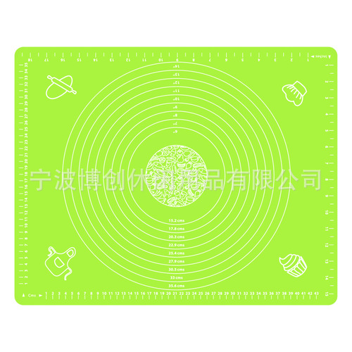 Regular 130g thickened rolling dough and dough mat with scale non-stick baking cooking mat chopping board 5040 silicone kneading mat