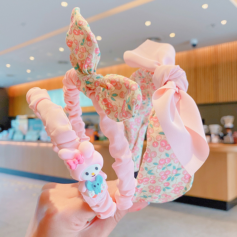 De tres piezas de los niños de la estrella Delu diadema niñas banda para el cabello las niñas no lastiman el cabello roto diadema antideslizante banda para el cabello Mujer