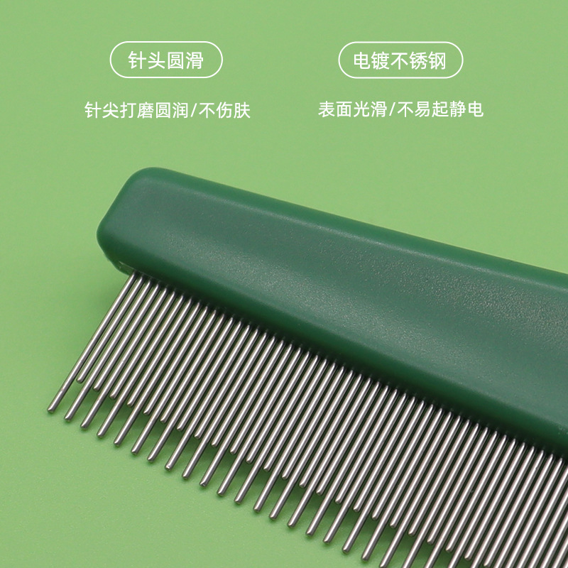 Perro saltando peine para mascotas peine de eliminación de pulgas gato flotante depilación limpieza belleza piojos eliminación peine suministros al por mayor