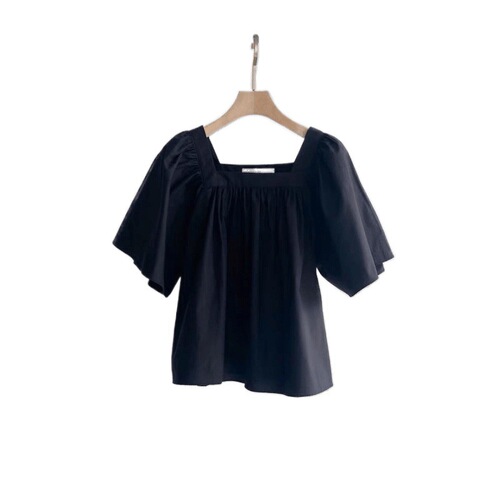 Summer Women's French Playful Lively Street Style Shirts Fashion Youthful Unique Slimming Stunning Top