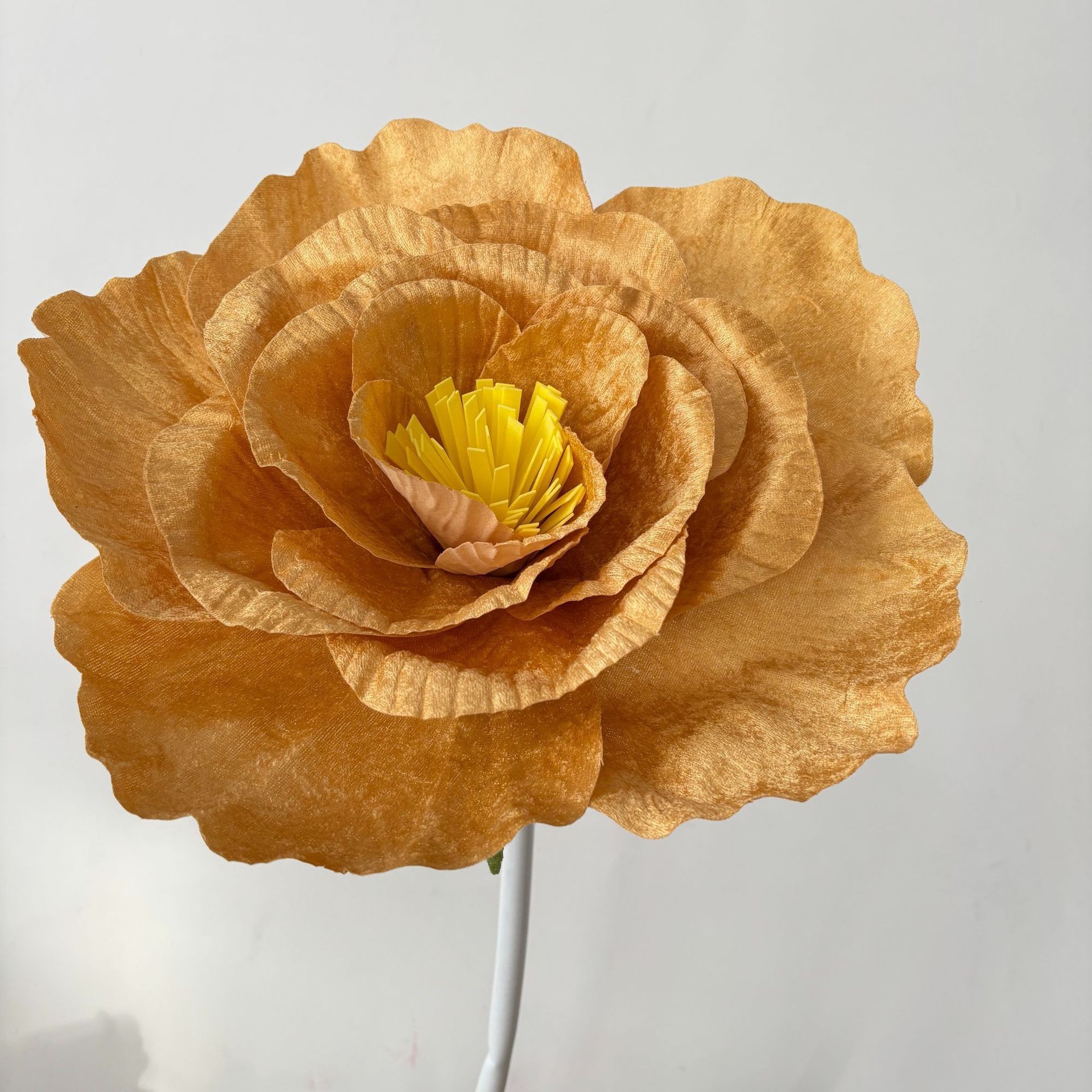 Una gran simulación de tela de terciopelo peonía flor de boda ventana de flores falsas exhibición estudio de fotos rosas artificiales rojas de vino