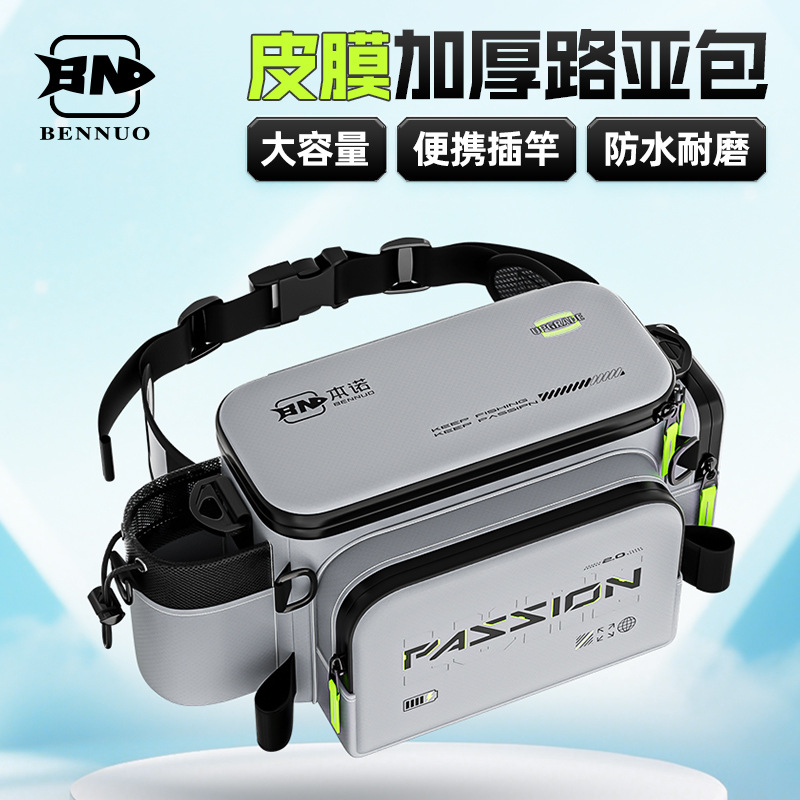 Benno 2026 New Model Multifunctional Waterproof Fishing Tackle Waist Bag Shoulder Bag Fishing Gear Storage Bag