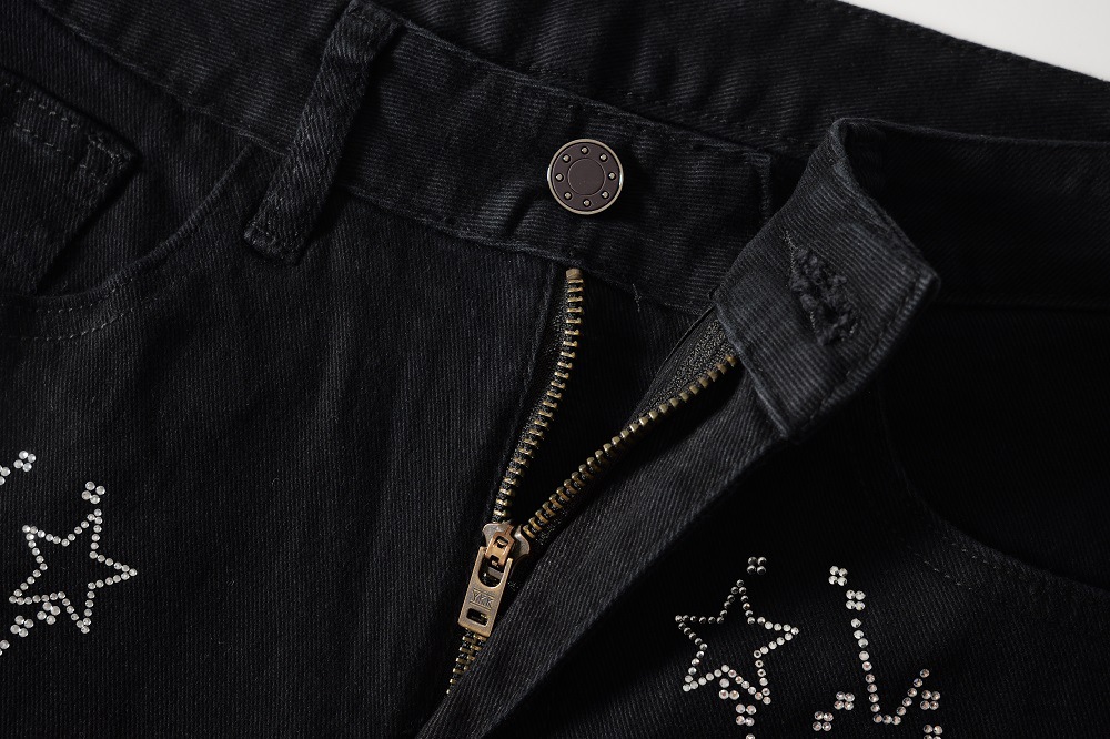 Men's Clothing Autumn/Winter New Style Dark Washed Jeans Men's Slim Fit Straight Leg Men's Autumn Denim Long Pants Thick Style_mkmklike.com
