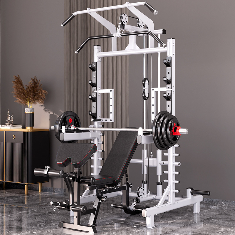 Gantry fitness hogar equipo de fitness traje combinación equipo de sentadillas equipo de entrenamiento de fuerza Squat rack