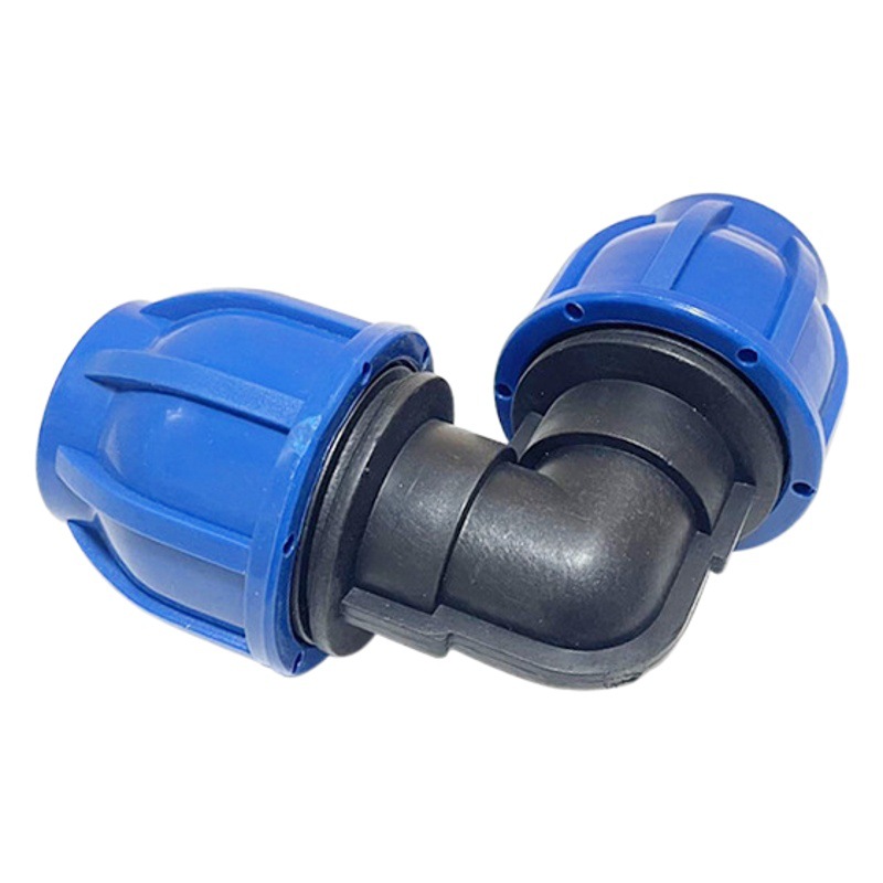 PE conector rápido PE tapa azul boutique 4 puntos rápida directa codo tee 202532 caliente de fusión libre tapa azul conector rápido