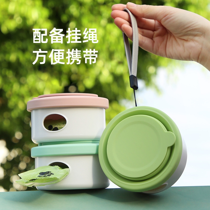 越境新品ペットゴミ袋ディスペンサーセットペット拾い袋猫犬糞処理袋犬糞器|undefined